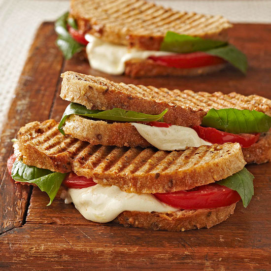 Order Caprese Panini Sandwich food online from Cafe Meridian & Catering store, Durham on bringmethat.com
