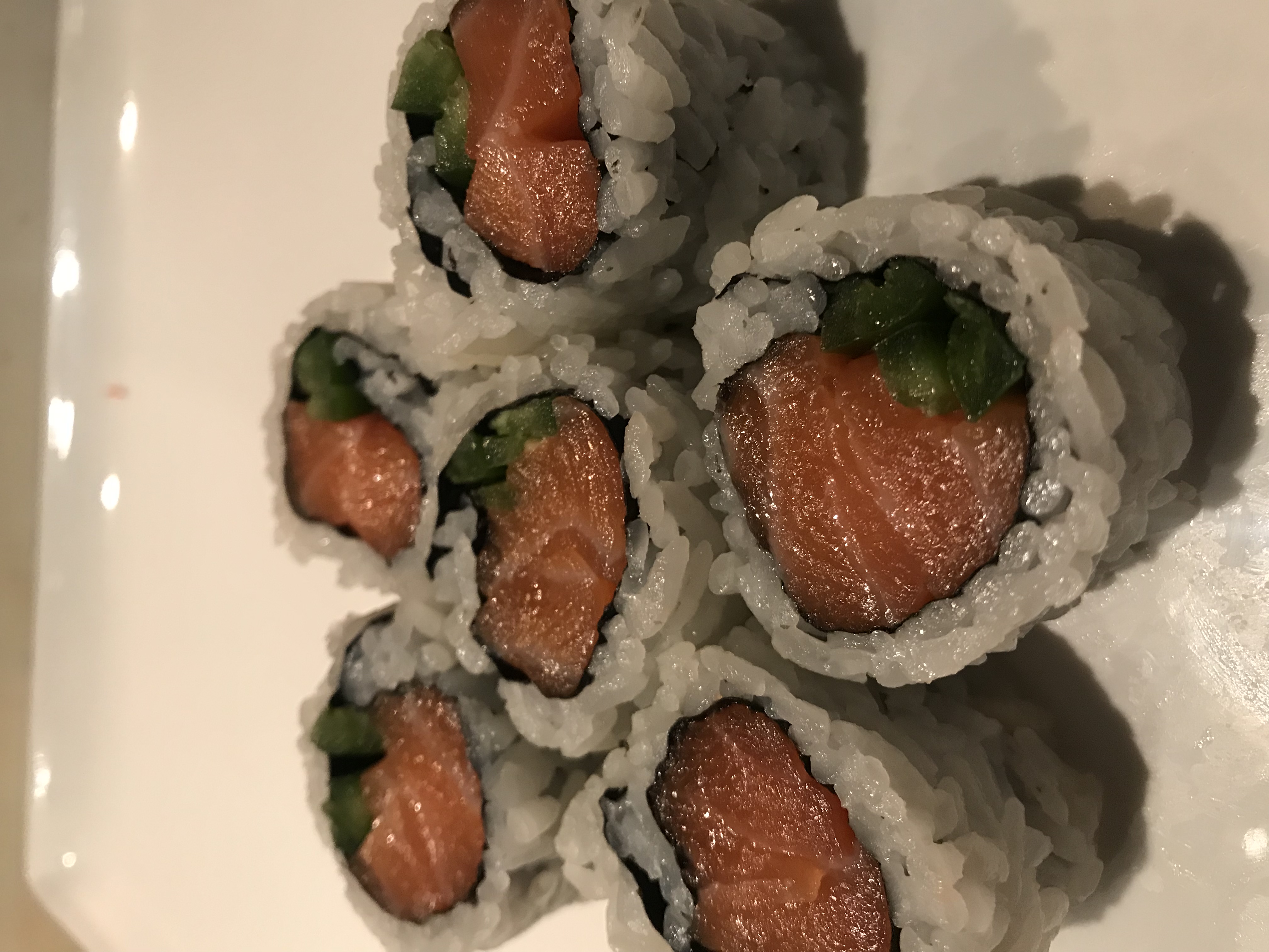 Order Salmon Jalapeno Roll food online from Big Bite Sushi store, Chicago on bringmethat.com