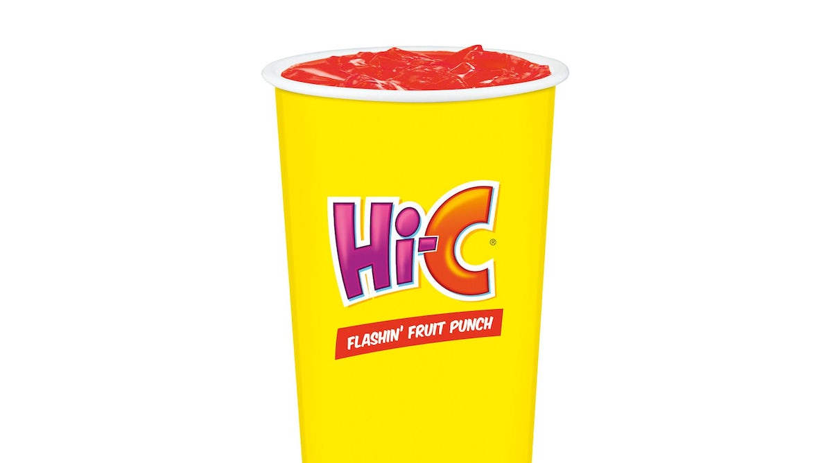 Order Hi-C® Fruit Punch food online from The Burger Den store, Lake Wales on bringmethat.com