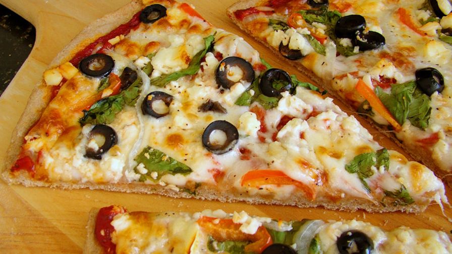 Order Mediterranean Pizza food online from Pizza fino store, Houston on bringmethat.com