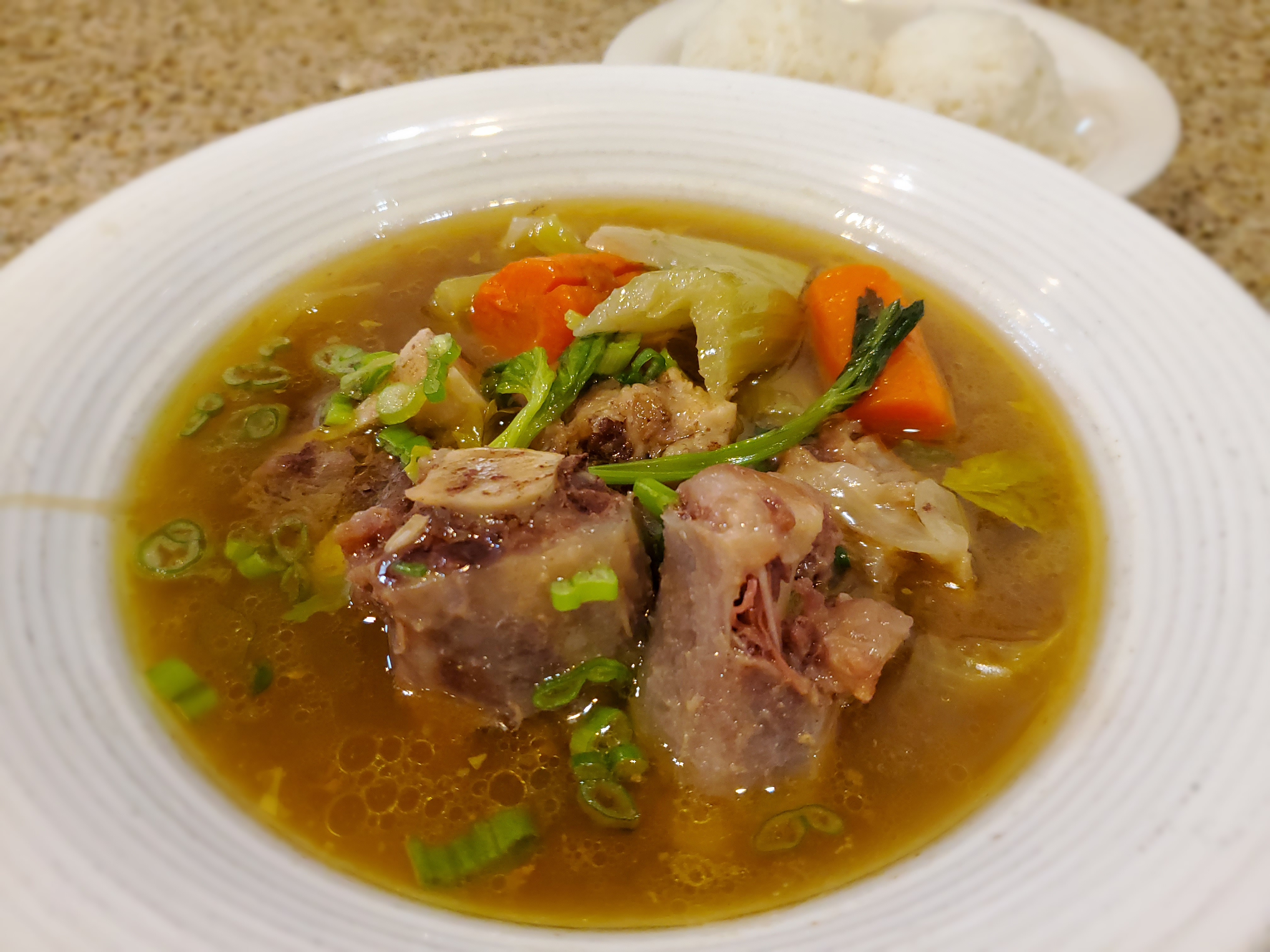 Order Oxtail Soup food online from Aloha Sunrise Cafe store, Henderson on bringmethat.com