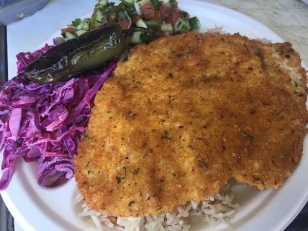 Order Schnitzel Plate food online from Holy Grill store, Los Angeles on bringmethat.com