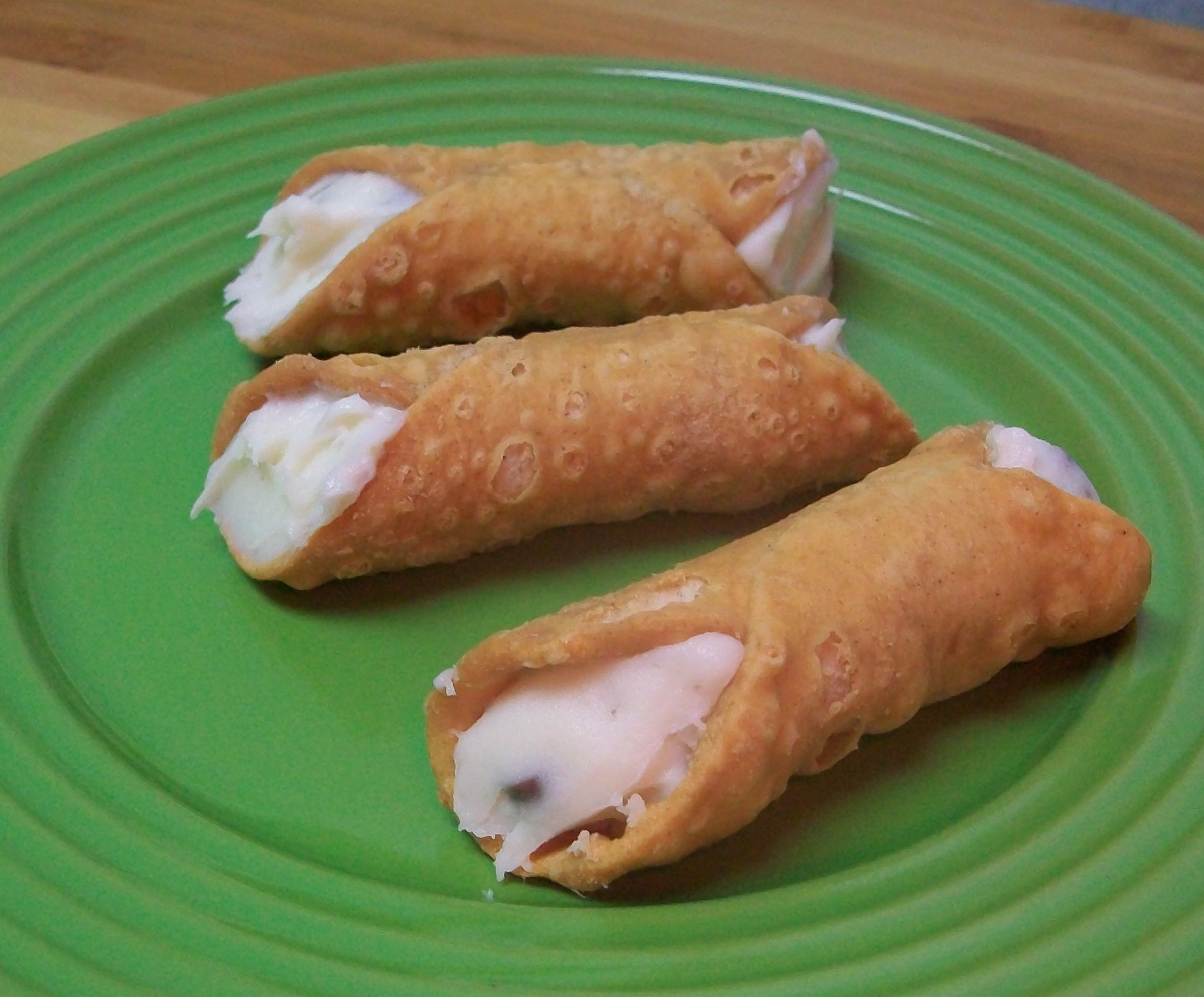 Order 3 Piece Cannoli food online from Dessert First store, Canton on bringmethat.com