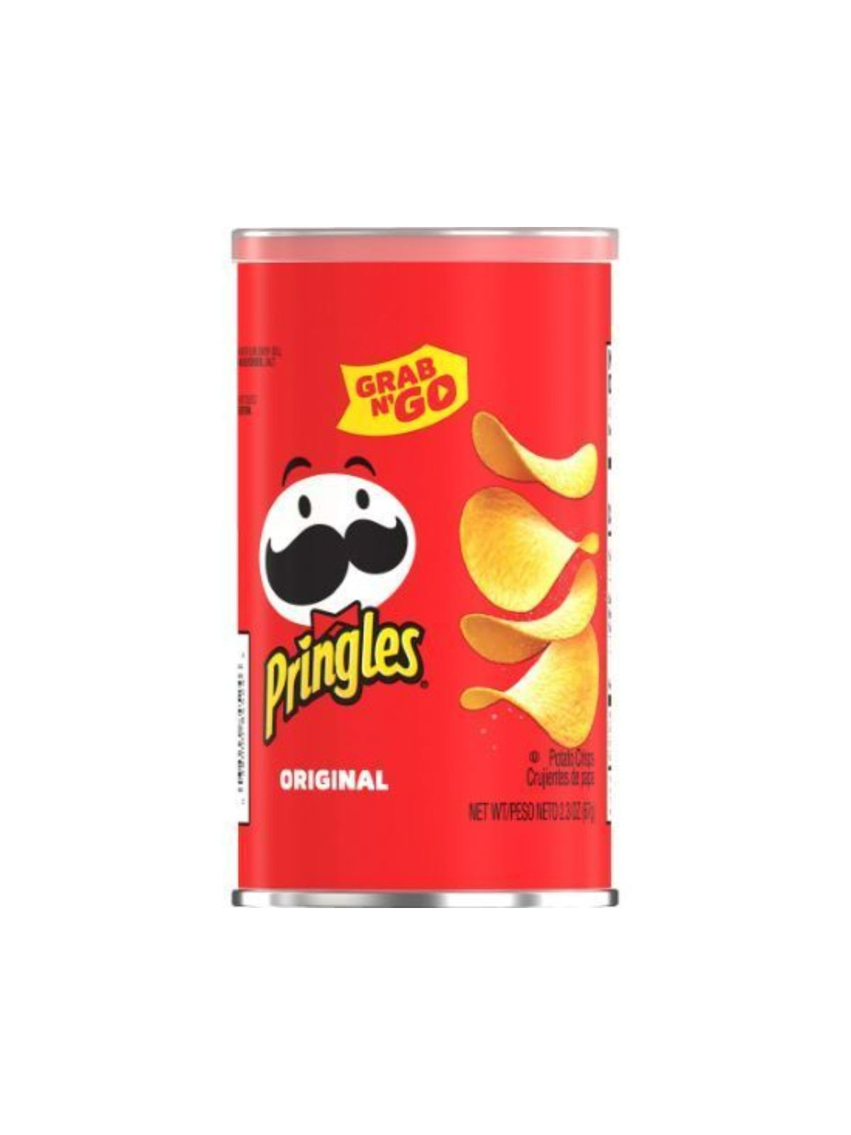 Order Pringles Potato Crisps Chips Original (2.3 oz) food online from Stock-Up Mart store, Marietta on bringmethat.com