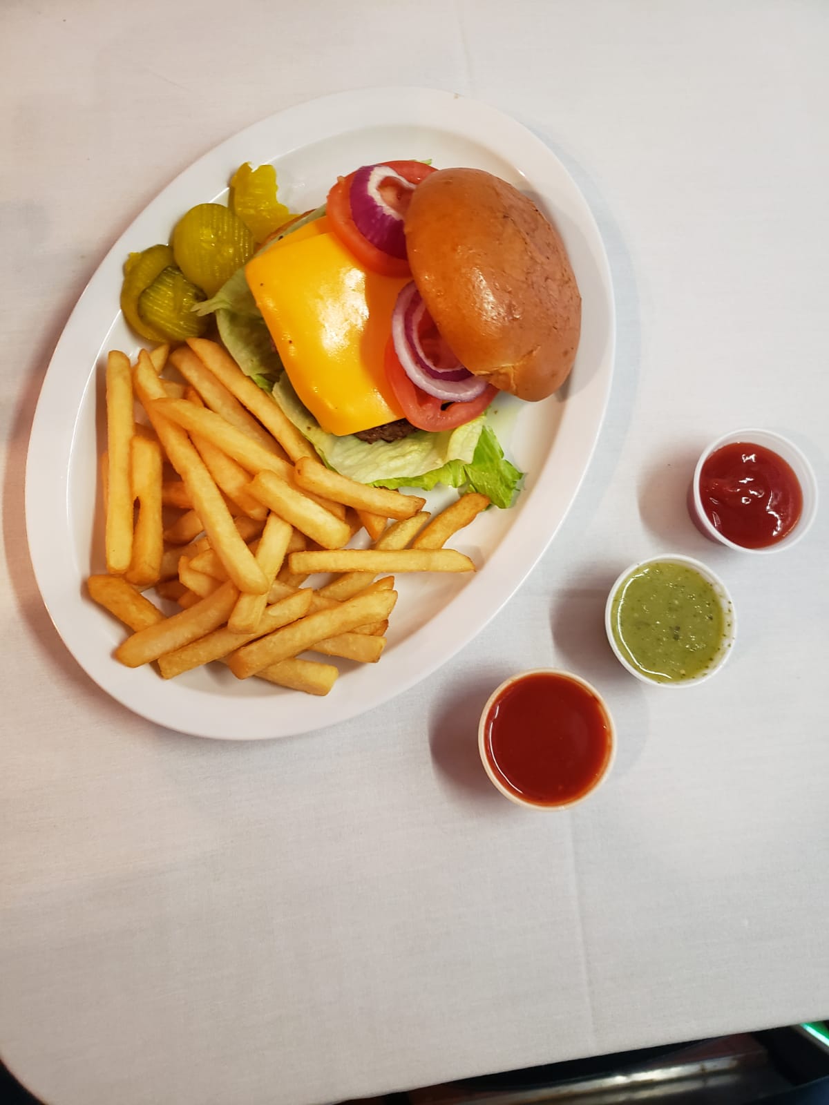 Order Tex Mex Burger food online from Pita Grill store, New York on bringmethat.com