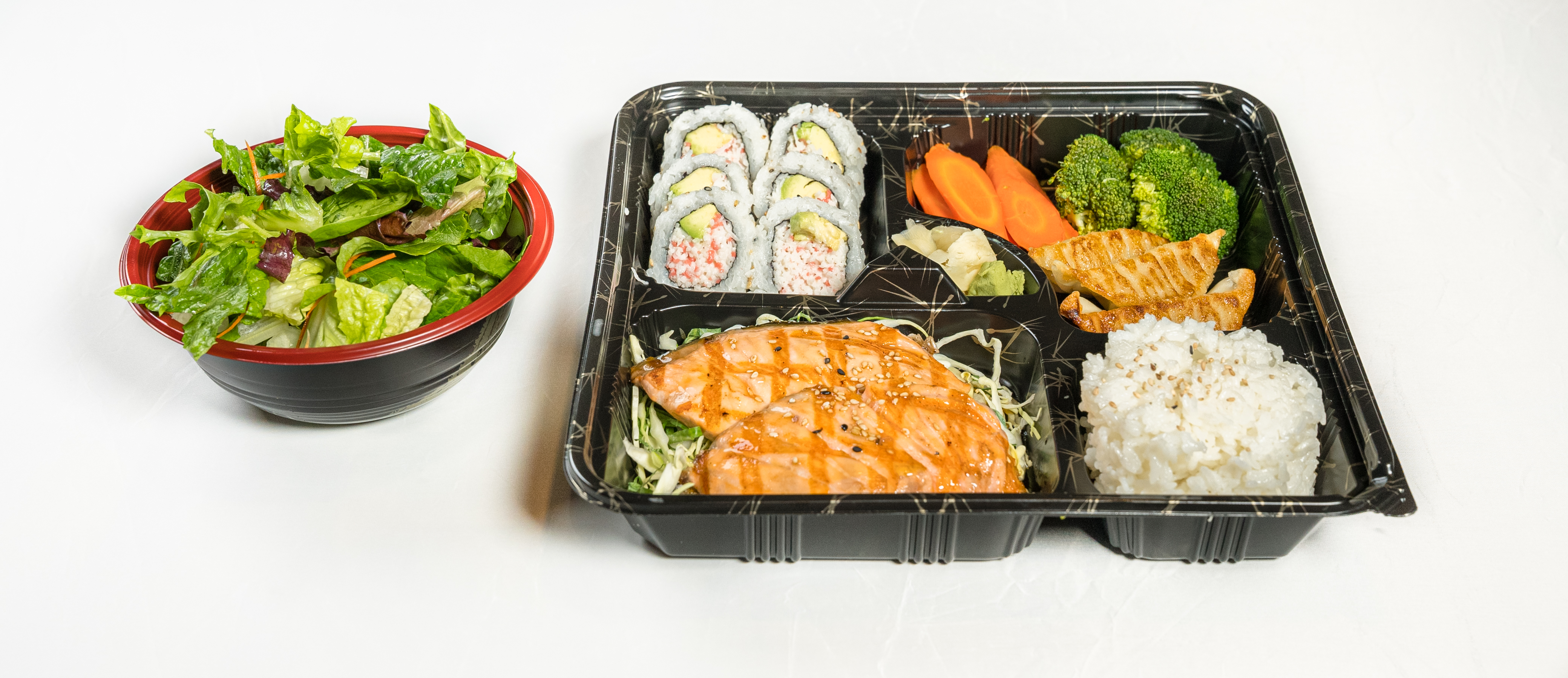 Order Salmon Bento food online from Sushi & More store, Alameda on bringmethat.com