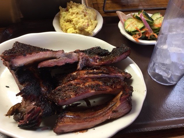 Order Rib Combo with 2 Sides food online from Pappas Bar-B-Q store, Houston on bringmethat.com