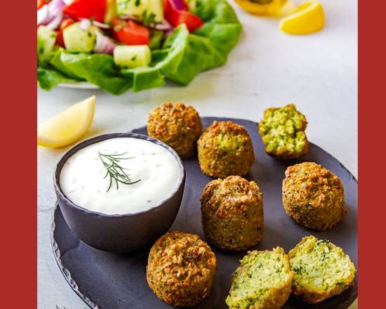 Order Falafel (Six Pieces) food online from Koko Mediterranean Grille store, Chicago on bringmethat.com
