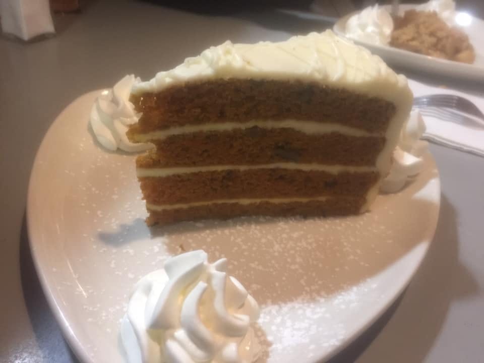 Order Carrot Cake - Dessert food online from Fat Cat Grill & Bar store, Norwich on bringmethat.com