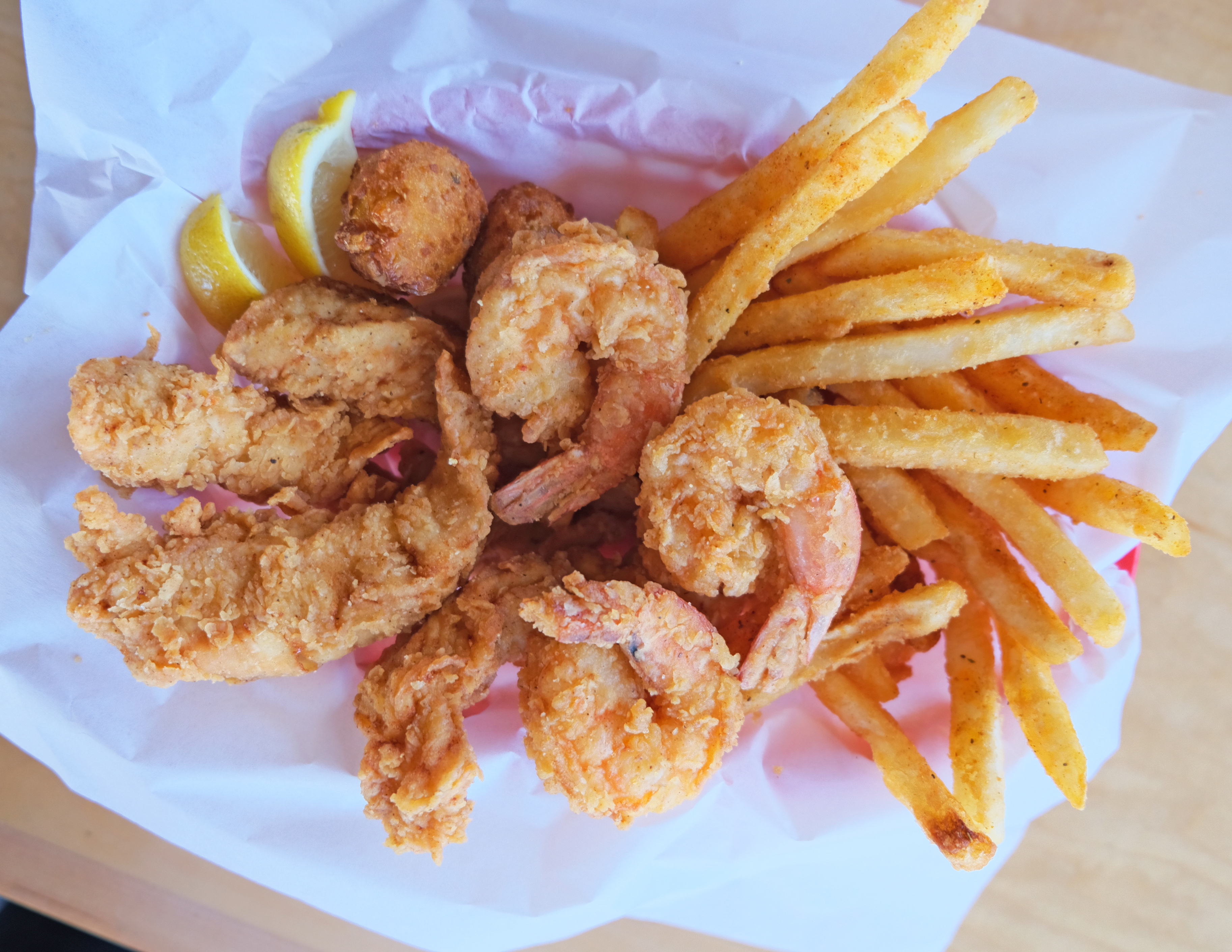 Order Shrimp & Chicken Tenders Combo food online from The Catch store, Oklahoma City on bringmethat.com