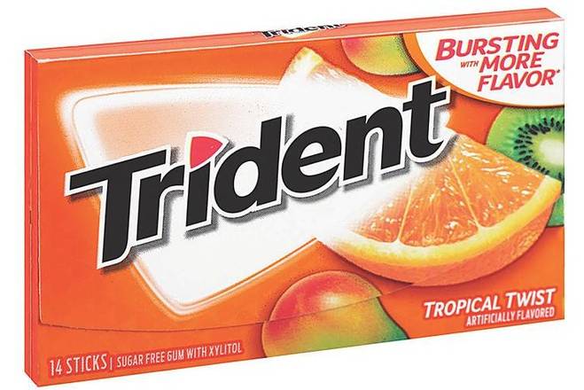 Order Trident Tropical Twist (14 Count) food online from Shell store, Gaithersburg on bringmethat.com