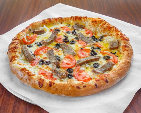 Order Greek Pizza food online from Dolce Vita Pizza store, Berry Hill on bringmethat.com