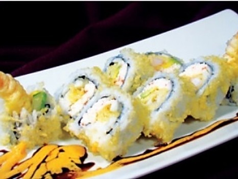 Order TR1. Shrimp Tempura Roll food online from Hoshi Sushi store, Fullerton on bringmethat.com