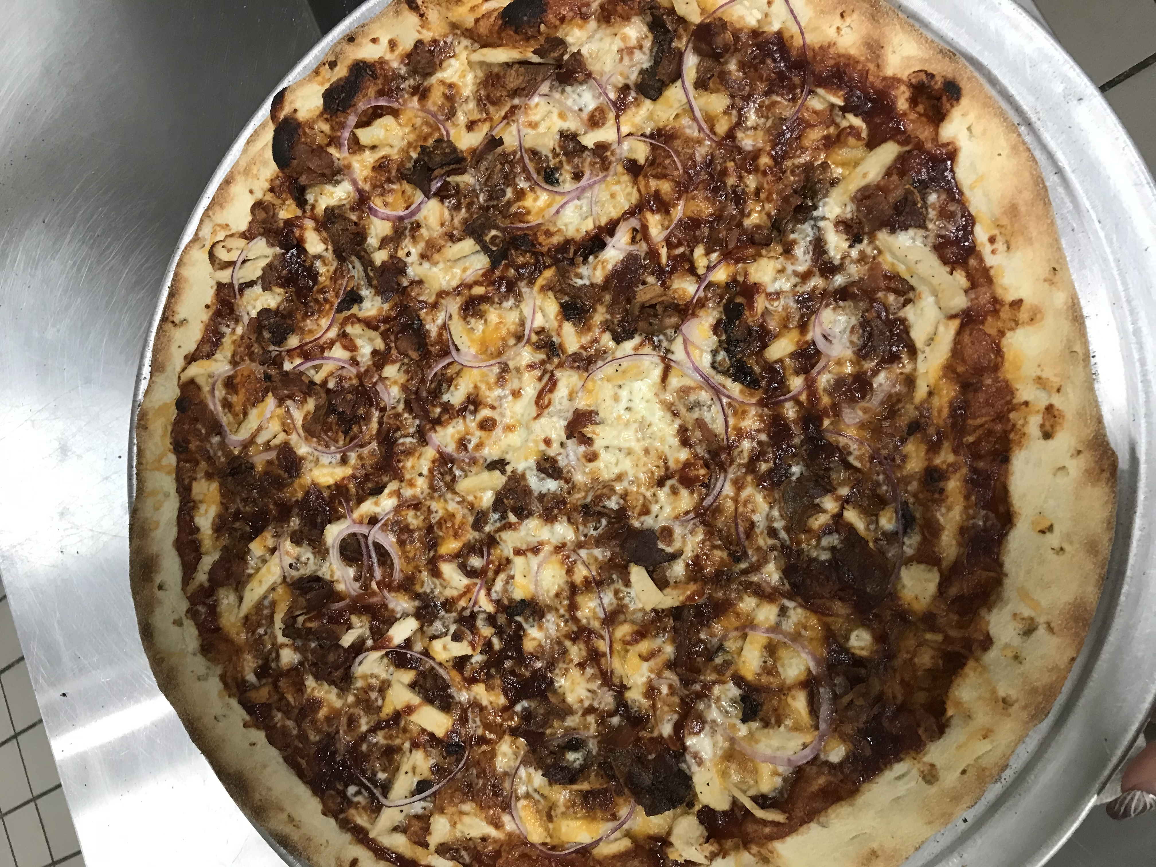 Order BBQ Chicken Pizza food online from Marsigliano's Pizzeria & More store, Las Vegas on bringmethat.com