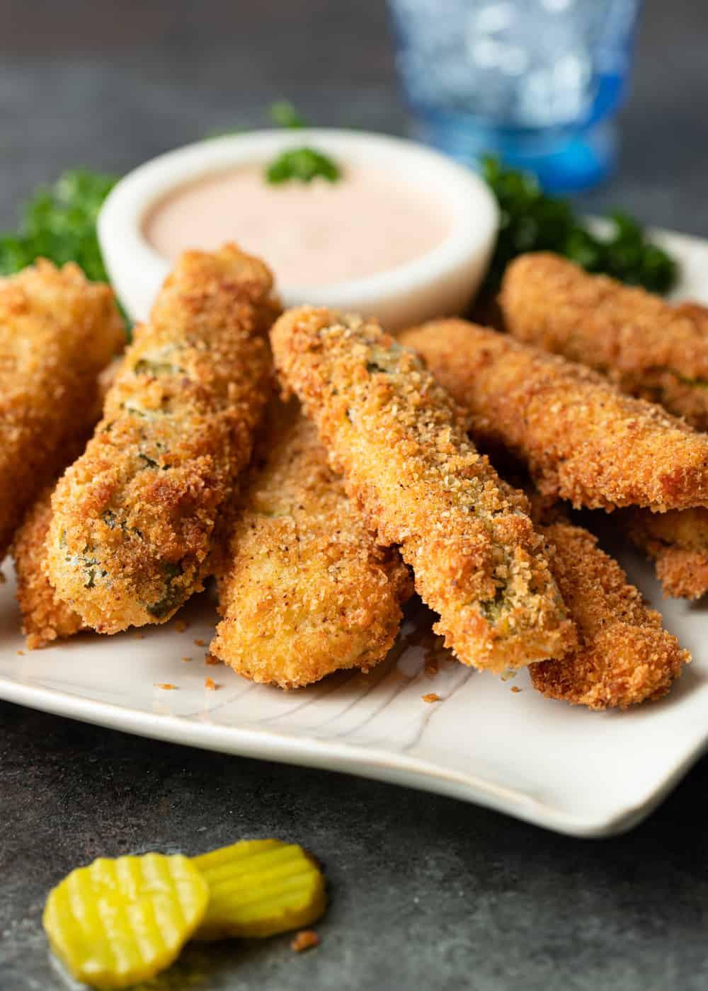Order Fried Pickle Spears food online from Britannia Arms store, San Jose on bringmethat.com