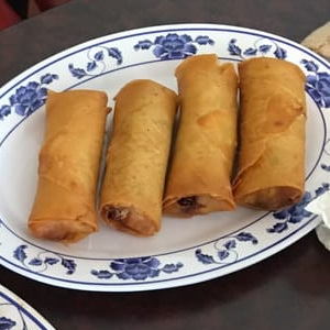 Order 4 Pieces Fried Egg Roll food online from Lucky Bamboo Restaurant store, Modesto on bringmethat.com