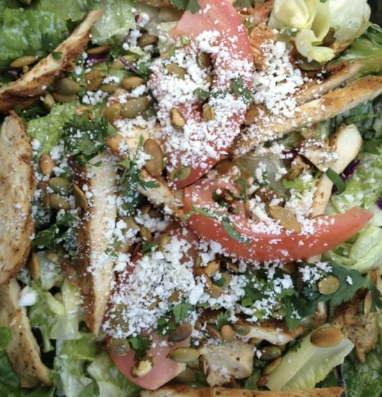 Order Southwestern Grilled Chicken Salad food online from Angelou Mexican Grill store, San Jose on bringmethat.com