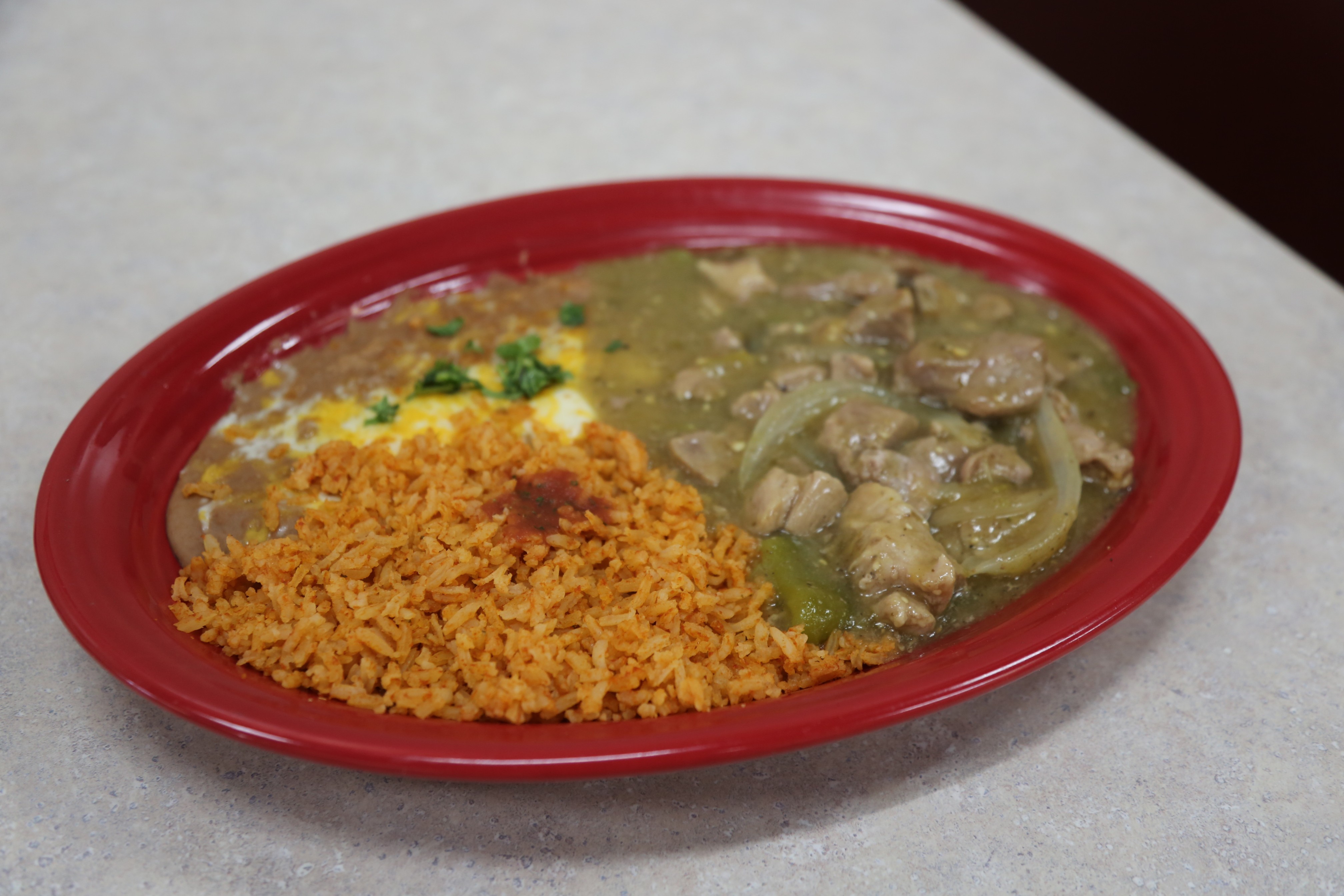 Order Chile Verde food online from Tortas Mexico store, Studio City on bringmethat.com