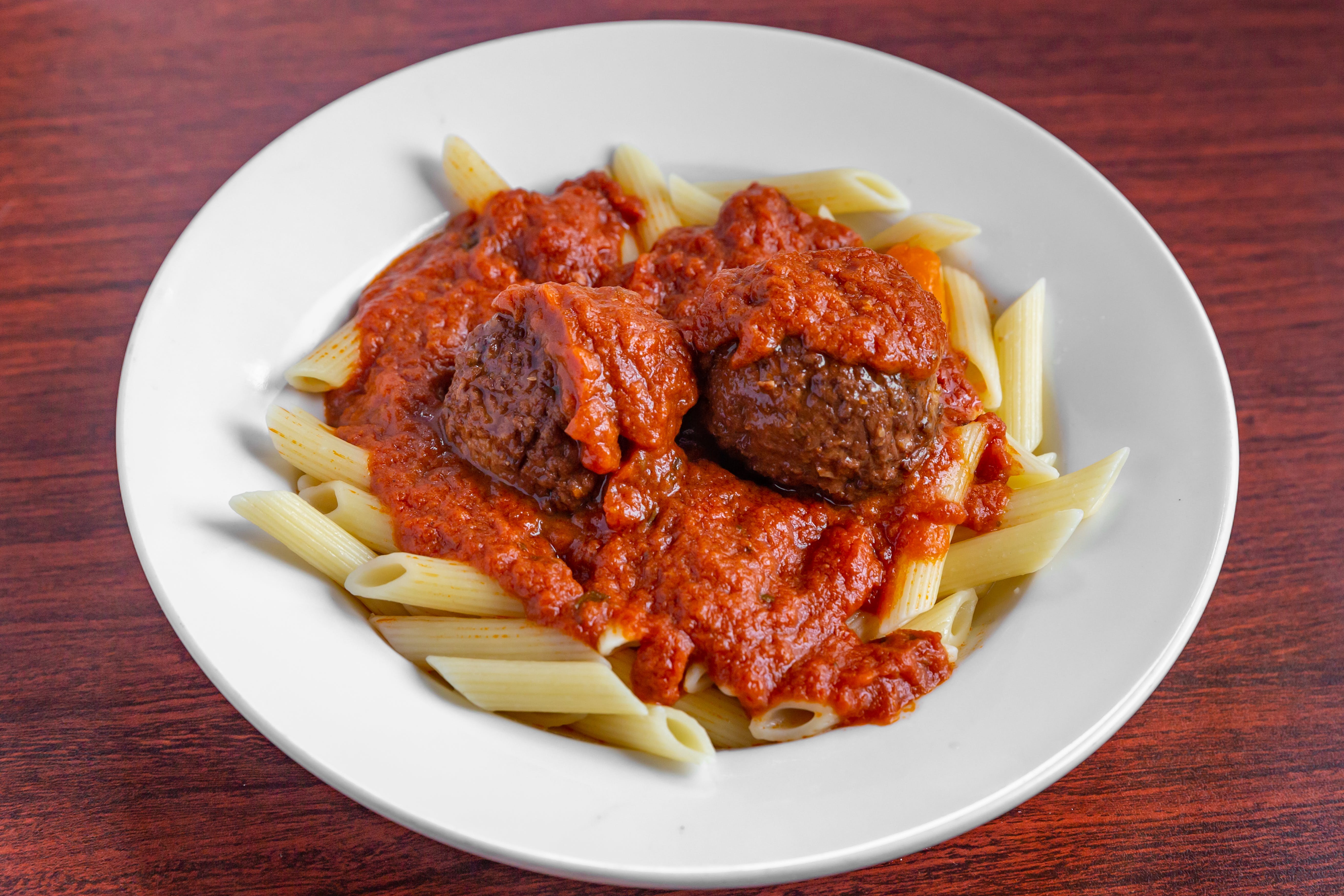 Order Pasta with Meatballs - Pasta food online from Frank & John From Italy On The Water store, Greenville on bringmethat.com