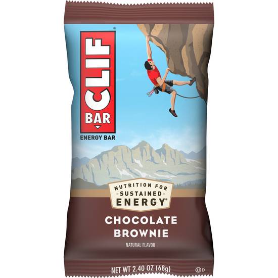 Order Clif Energy Bar Chocolate Brownie (2.4 oz) food online from Rite Aid store, MILFORD on bringmethat.com