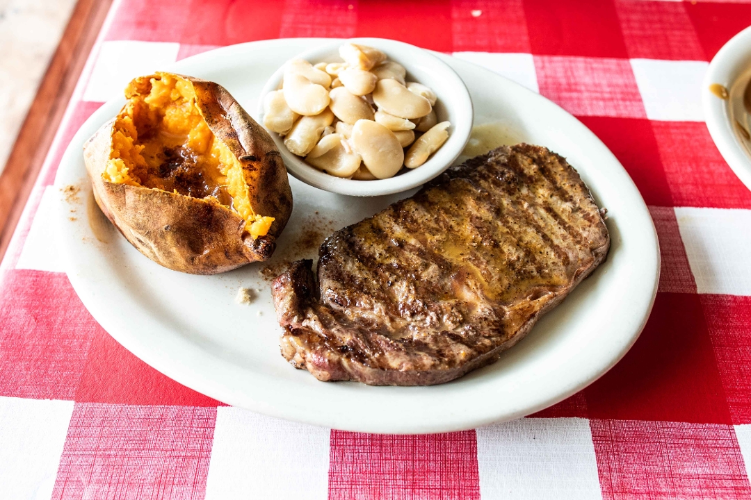 Order Ribeye 8 oz Boneless food online from The Texan Cafe & Pie Shop store, Hutto on bringmethat.com