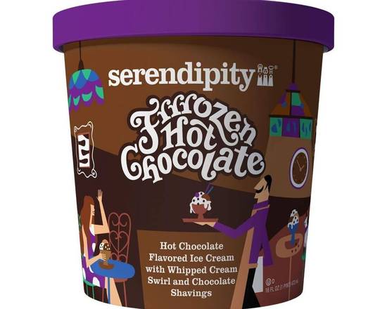 Order Serendipity Ice Cream - Frozen Hot Chocolate - 1 Pint food online from The Ice Cream Truck store, Santa Cruz on bringmethat.com