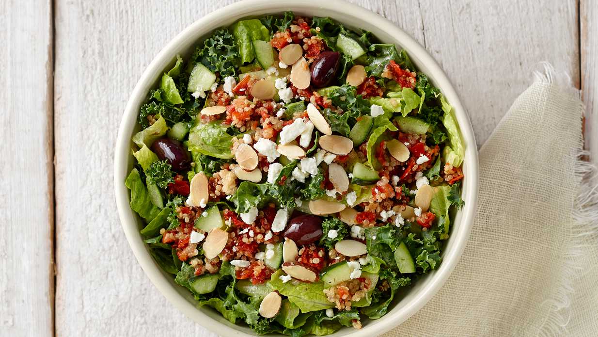 Order Modern Greek Salad With Quinoa food online from Panera store, Eden Prairie on bringmethat.com