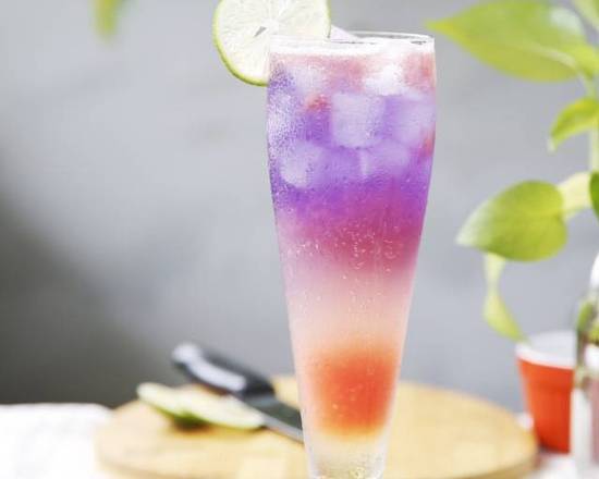 Order Strawberry Butterfly Pea Lemonade  food online from Mochiholic Fremont store, Fremont on bringmethat.com