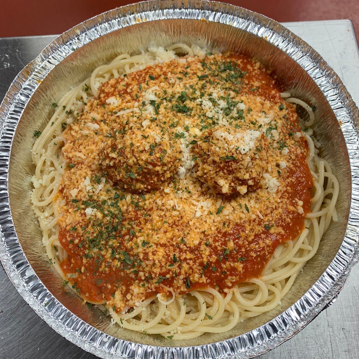 Order Spaghetti & Meatballs - Pasta food online from Dolce To-Go store, Lake Havasu City on bringmethat.com