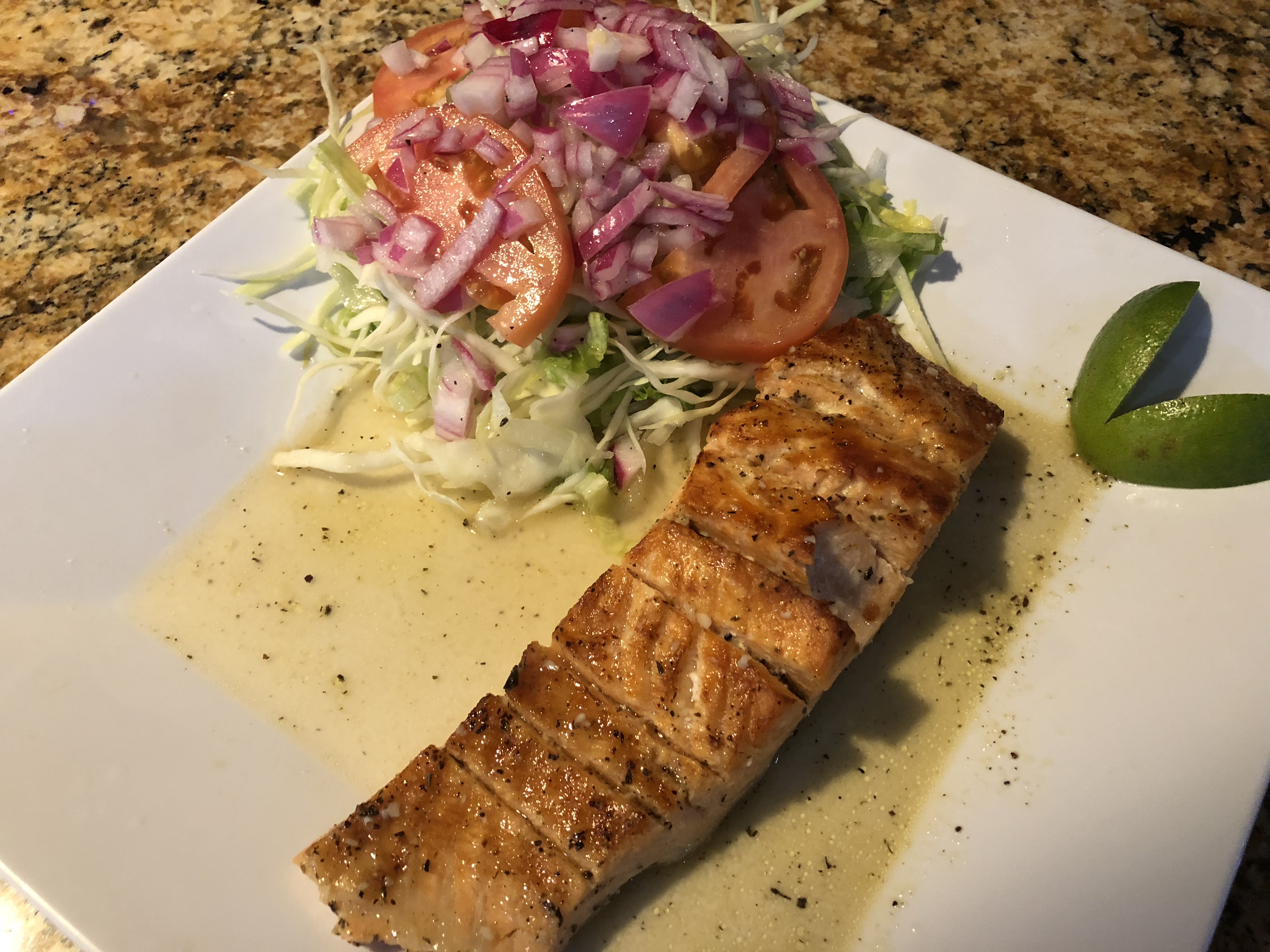 Order Steamed Salmon food online from El Rinconcito De Nagua store, Woodhaven on bringmethat.com