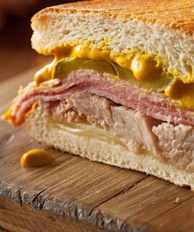 Order Sandwich Cubano food online from The Latin Pig store, Plano on bringmethat.com