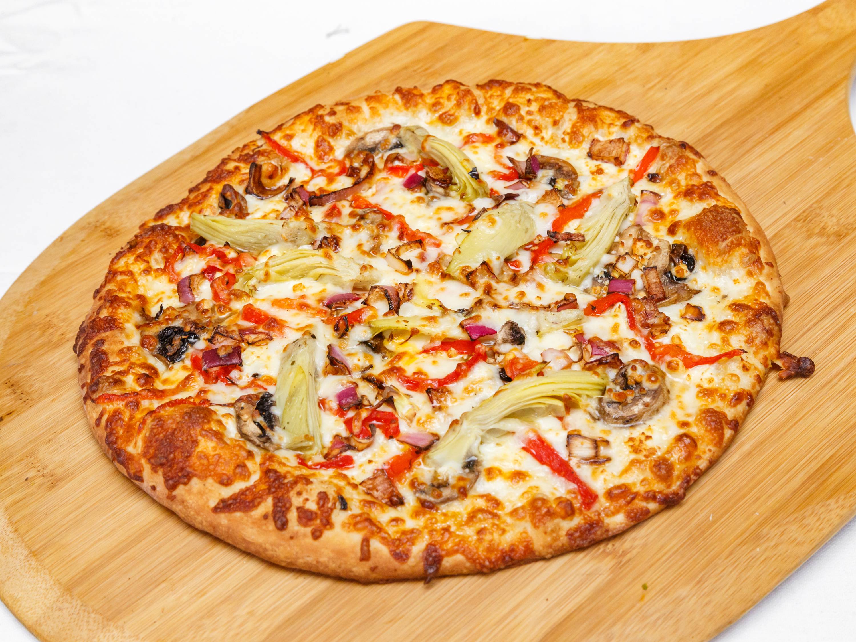 Order Mediterranean Pizza food online from Pizza pronto store, Pittsburgh on bringmethat.com