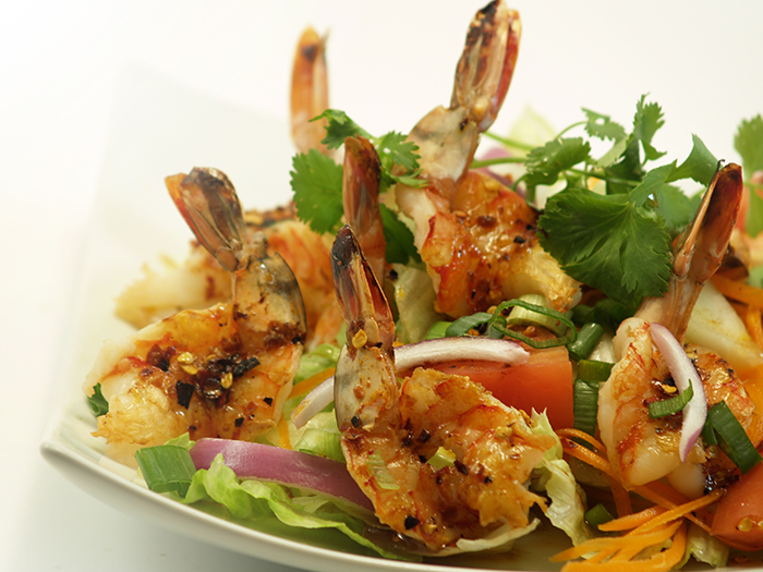 Order Shrimp Salad food online from Sa Ung Thai Restaurant store, Harbor City on bringmethat.com