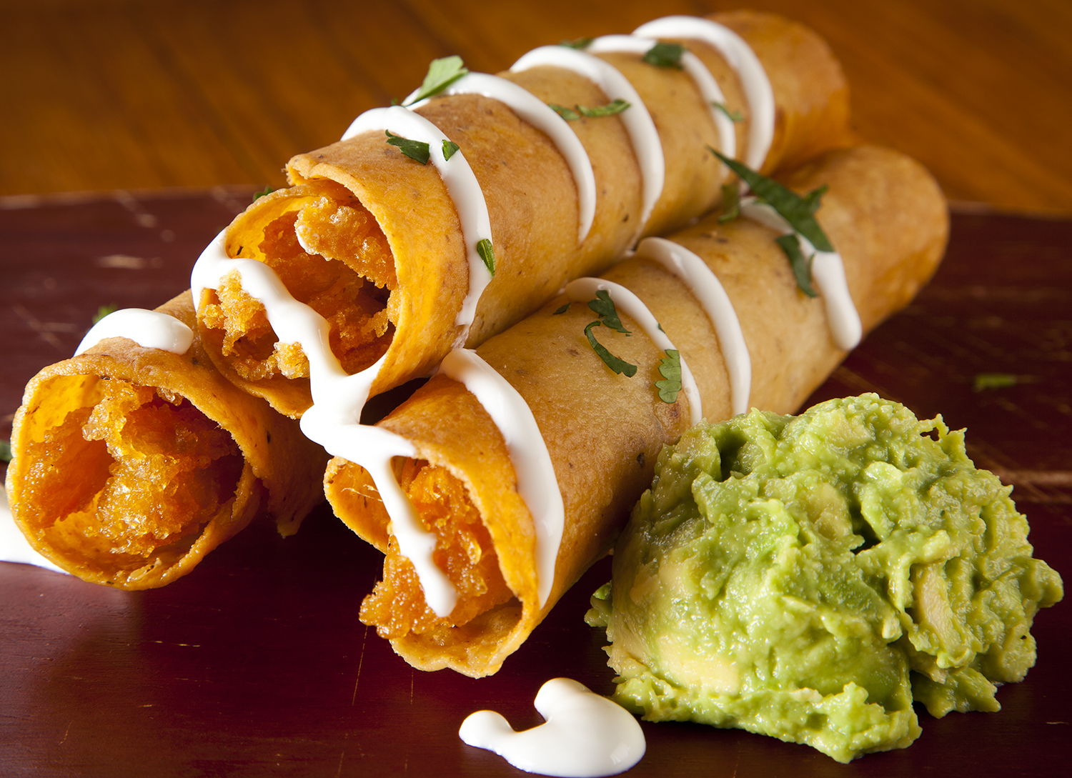 Order Crispy Chicken Taquitos food online from Mixteco Mexican Grill store, Chicago on bringmethat.com