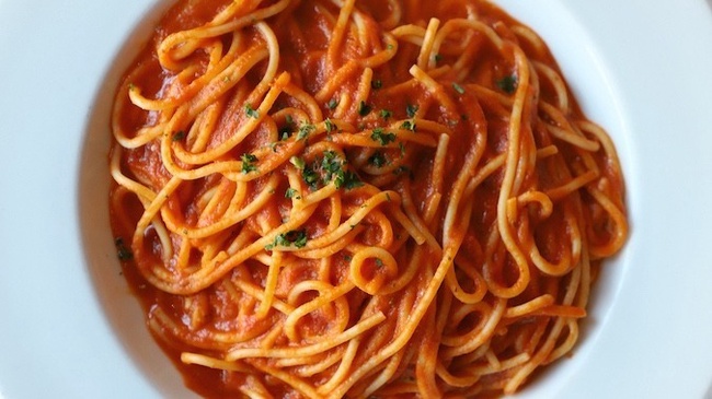 Order Spaghetti Marinara food online from Lucca's Pizzeria & Ristorante store, La Grange on bringmethat.com