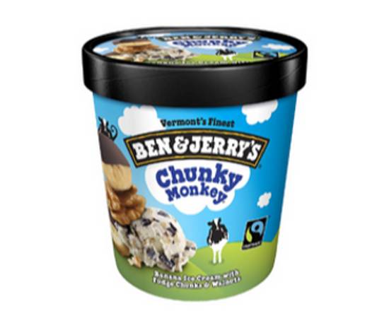 Order Ben & Jerry's Chunky Monkey 16 oz food online from Rebel store, North Las Vegas on bringmethat.com