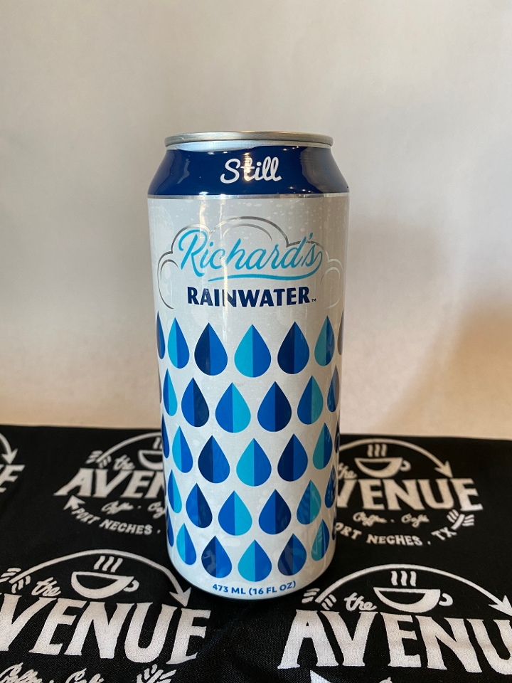 Order RICHARDS RAINWATER 16OZ CAN food online from The Avenue Coffee & Cafe store, Port Neches on bringmethat.com