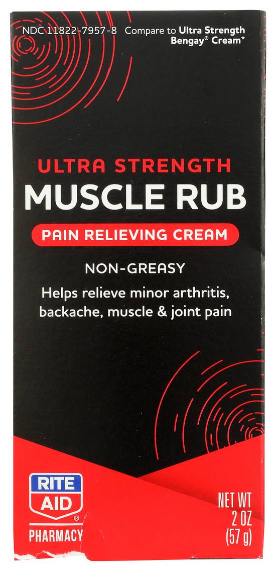 Order Rite Aid Ultra Strength Non-Greasy Muscle Rub (2 oz) food online from Rite Aid store, Cortland on bringmethat.com