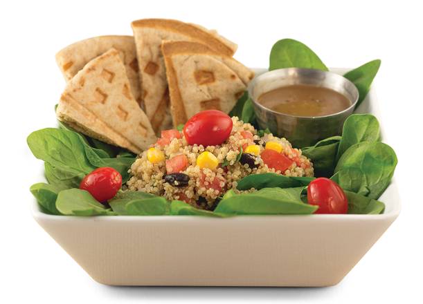 Order Quinoa Black Bean Salad food online from Just Love Coffee Cafe store, Sandy Springs on bringmethat.com
