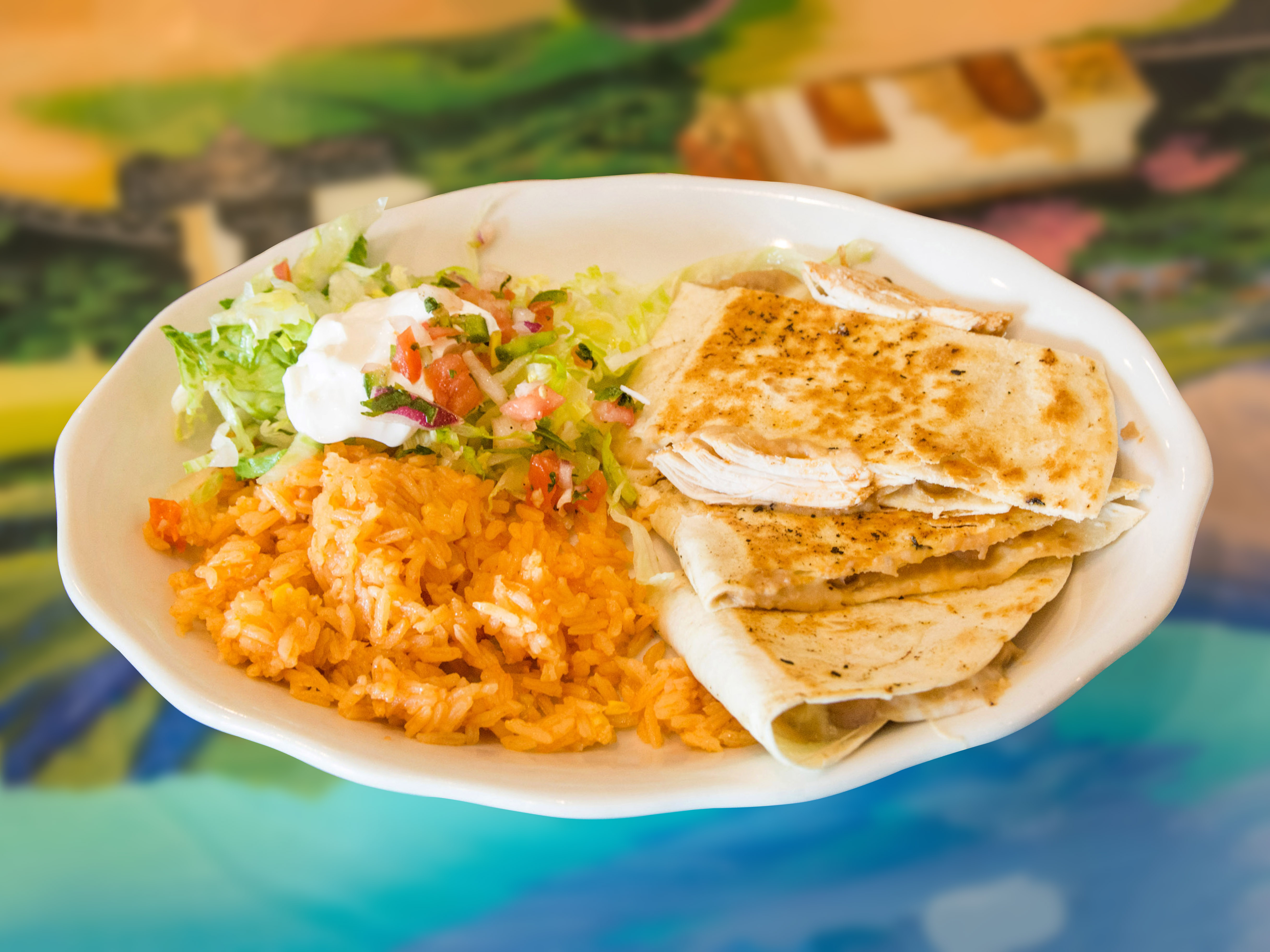 Order Quesadilla with Chicken food online from La Tolteca store, Owings Mills on bringmethat.com