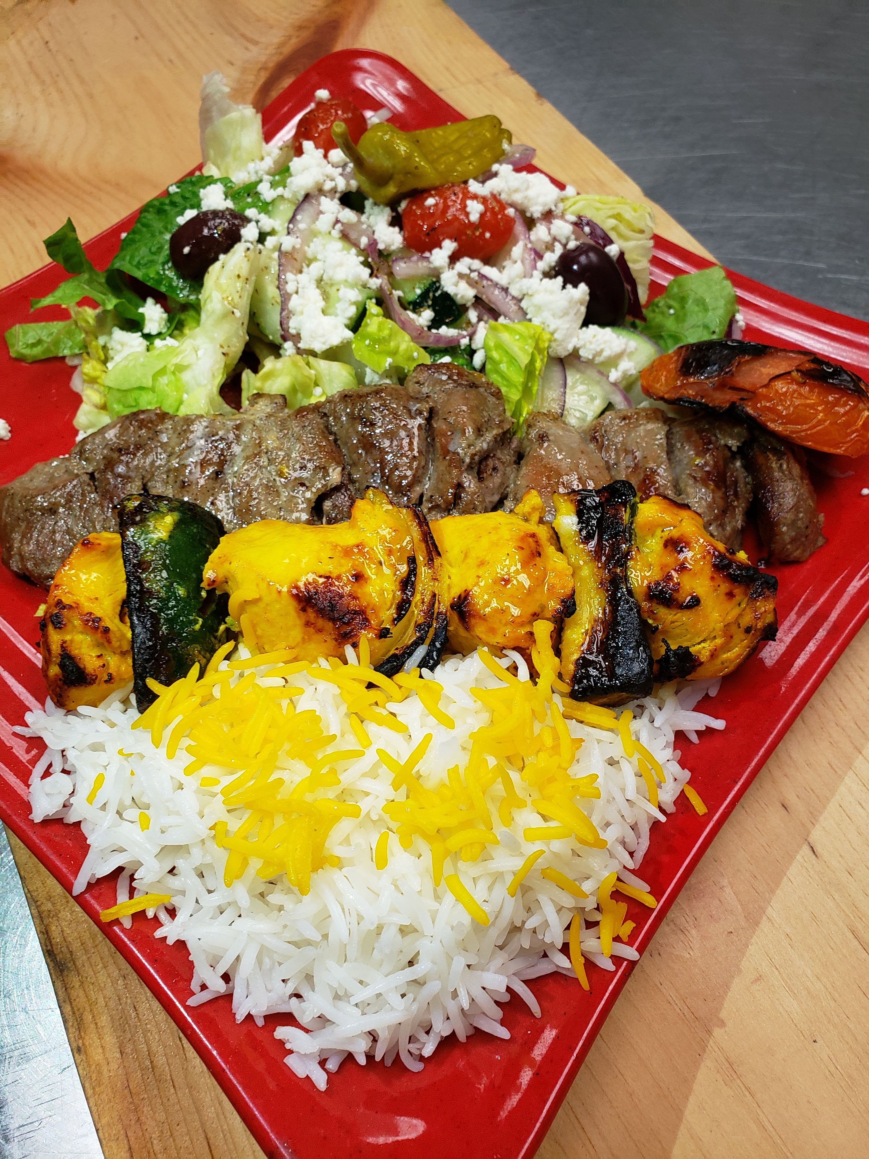 Order Kebab Filet and Chicken Combo food online from Paradiso store, Escondido on bringmethat.com