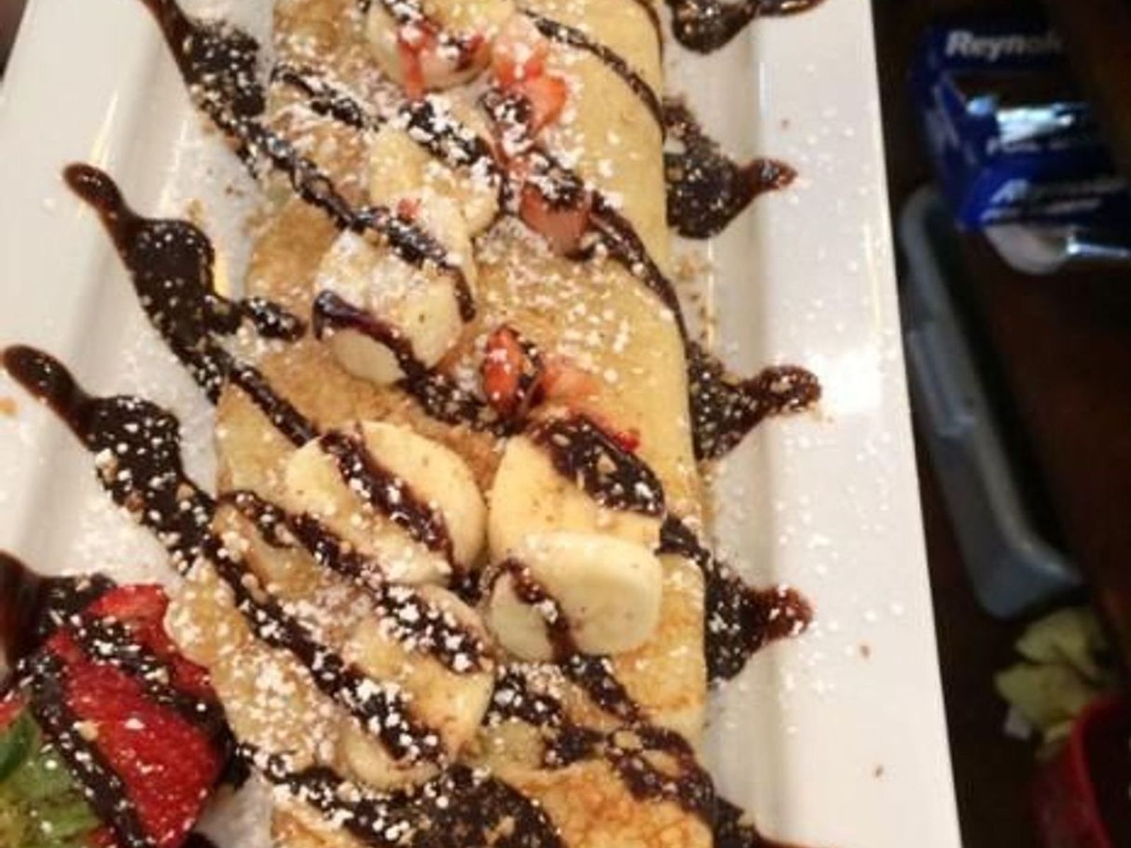 Order Banana-berry Crepe food online from Madison Cafe & Grill store, Creskill on bringmethat.com