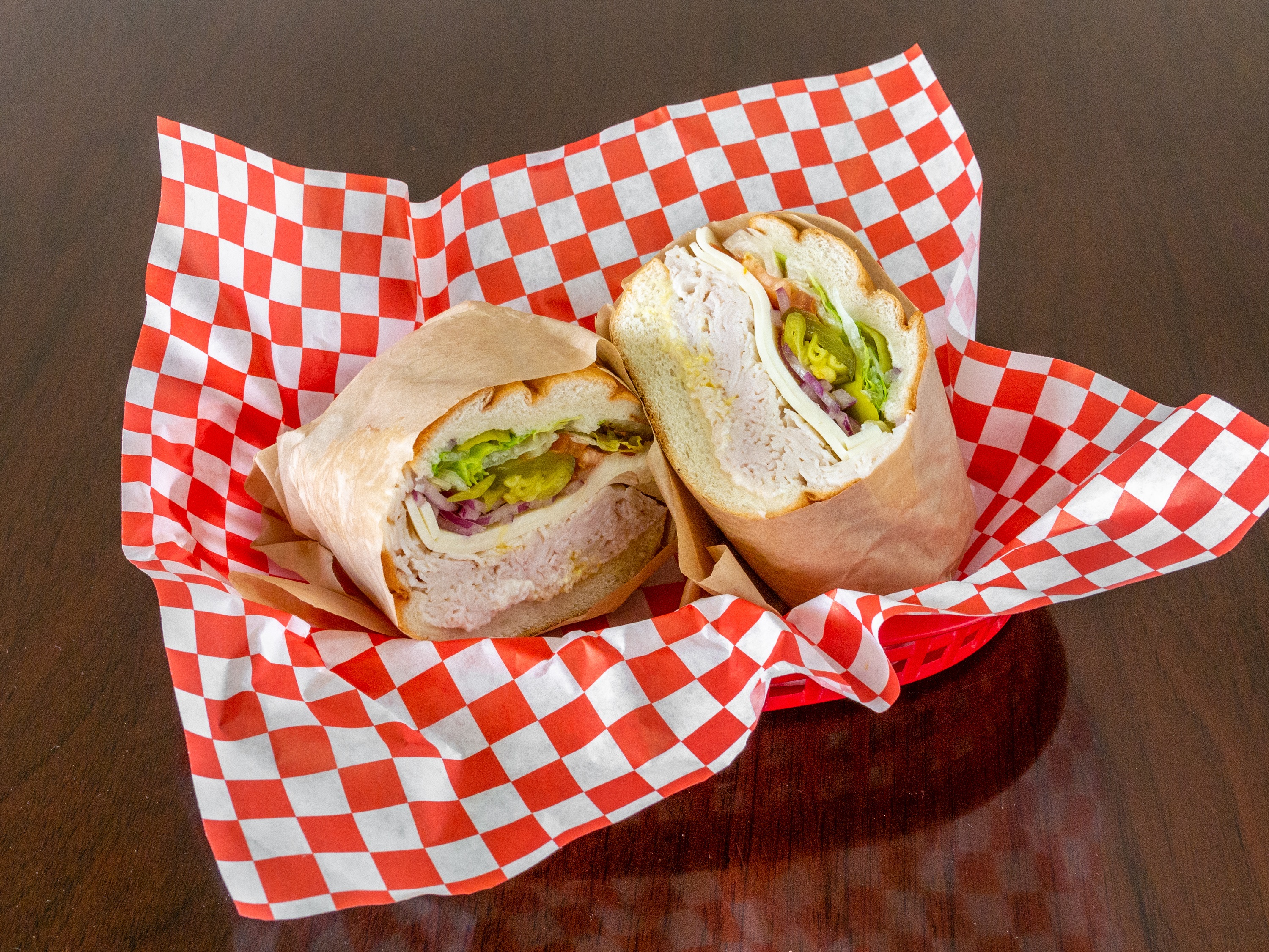 Order Turkey and Cheese Sandwich food online from Robbie Sandwiches store, Capitola on bringmethat.com