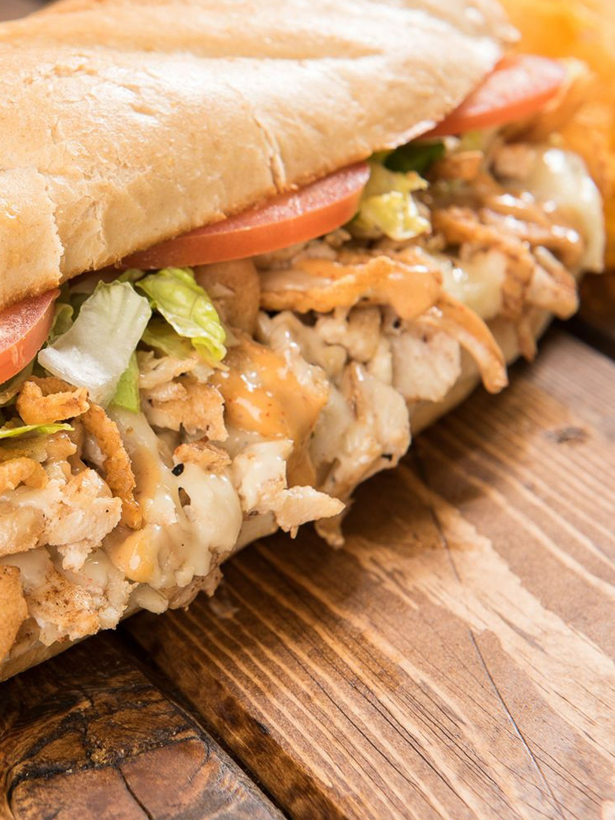 Order Chicken Chipotle Crunch Cheese Steak 8" food online from Capriotti store, Atlanta on bringmethat.com