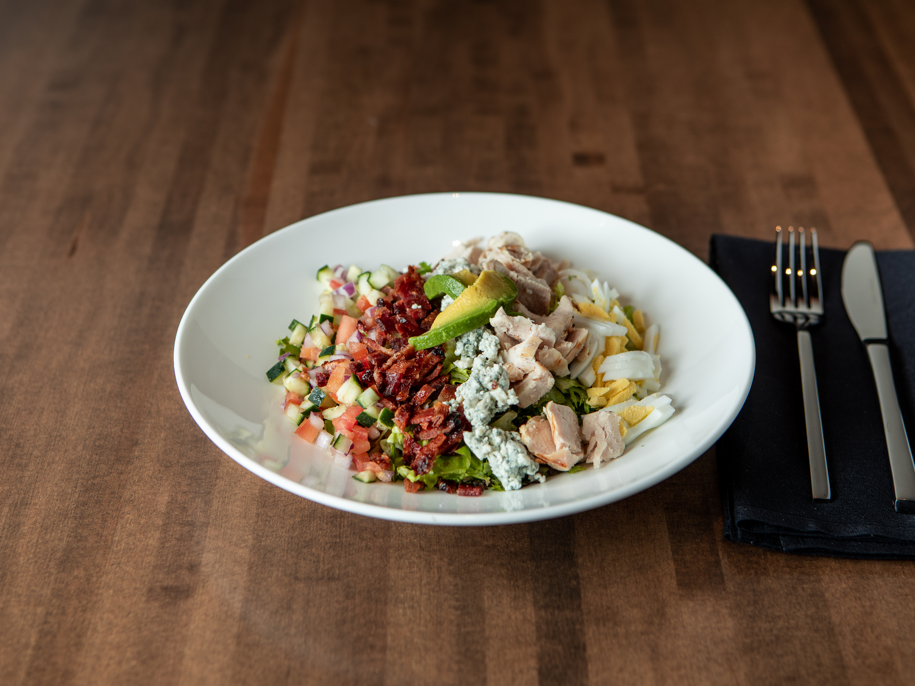 Order Chopped Cobb Salad food online from Walnut Grill store, St Louis on bringmethat.com