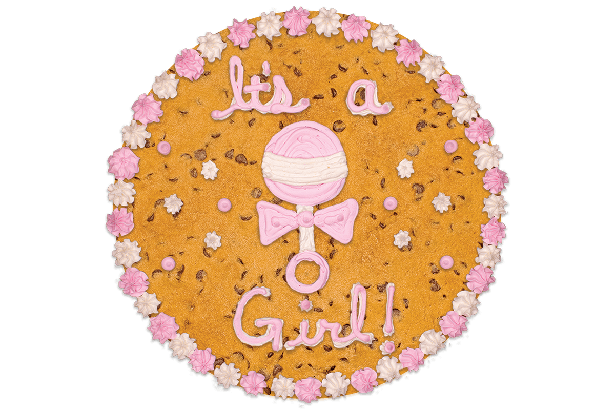 Order #662: It's a Girl! food online from Nestle Toll House Cafe store, Fort Worth on bringmethat.com
