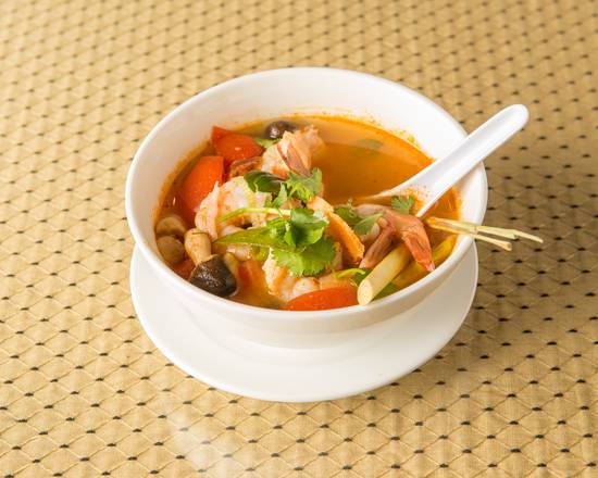Order  Tom Yum Soup food online from @Bangkok Thai Express store, Carpentersville on bringmethat.com