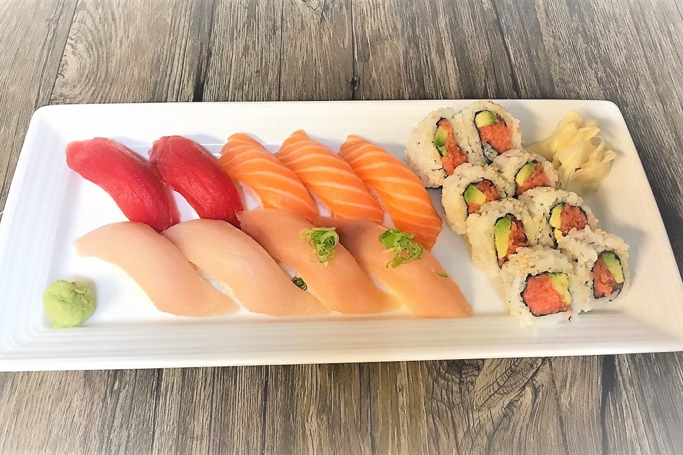 Order Sushi Deluxe food online from Wokcano store, Burbank on bringmethat.com