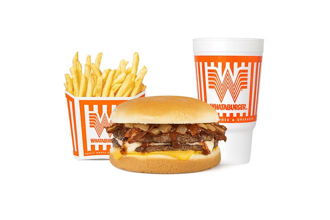 Order Sweet & Spicy Bacon Burger Whatameal® food online from Whataburger store, Decatur on bringmethat.com