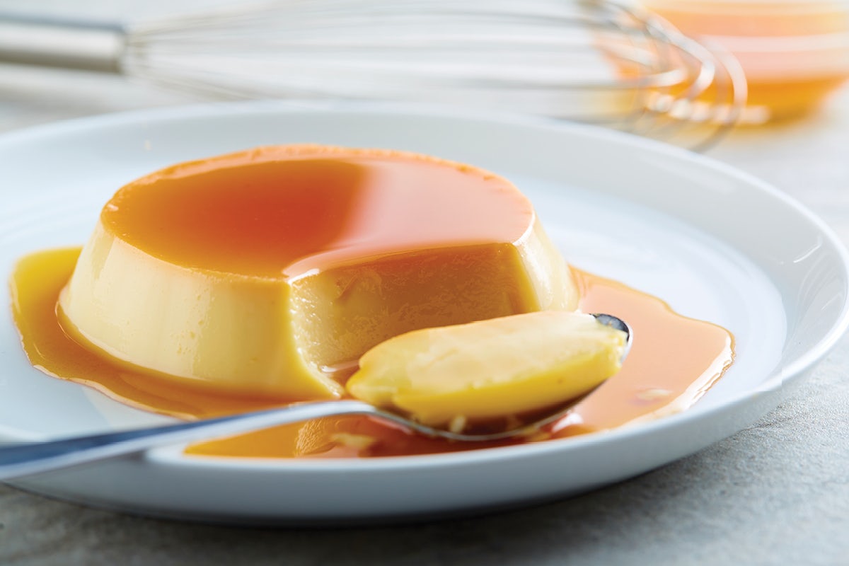 Order Brazilian-Style Flan food online from Fogo de Chao store, Denver on bringmethat.com